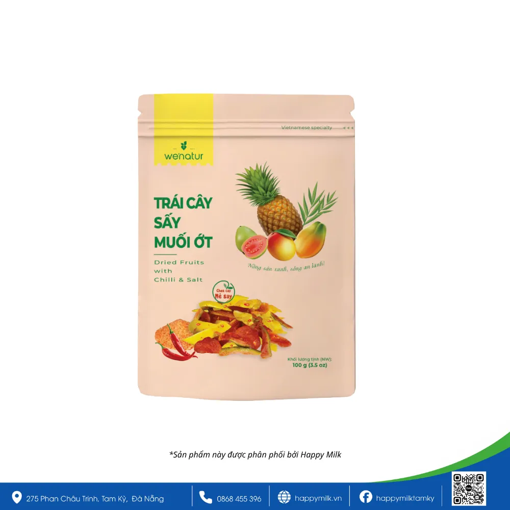 Dried fruit with chili salt - 100g
